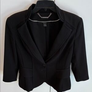 White House Black Market Classic Black Blazer